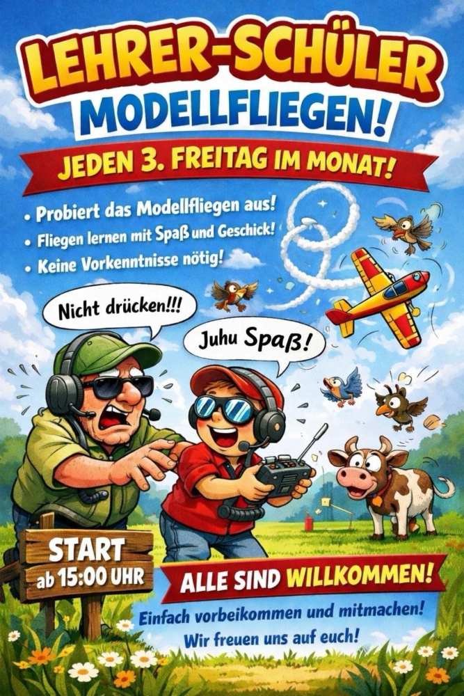 Modellfliegen lernen als Sommerprogramm